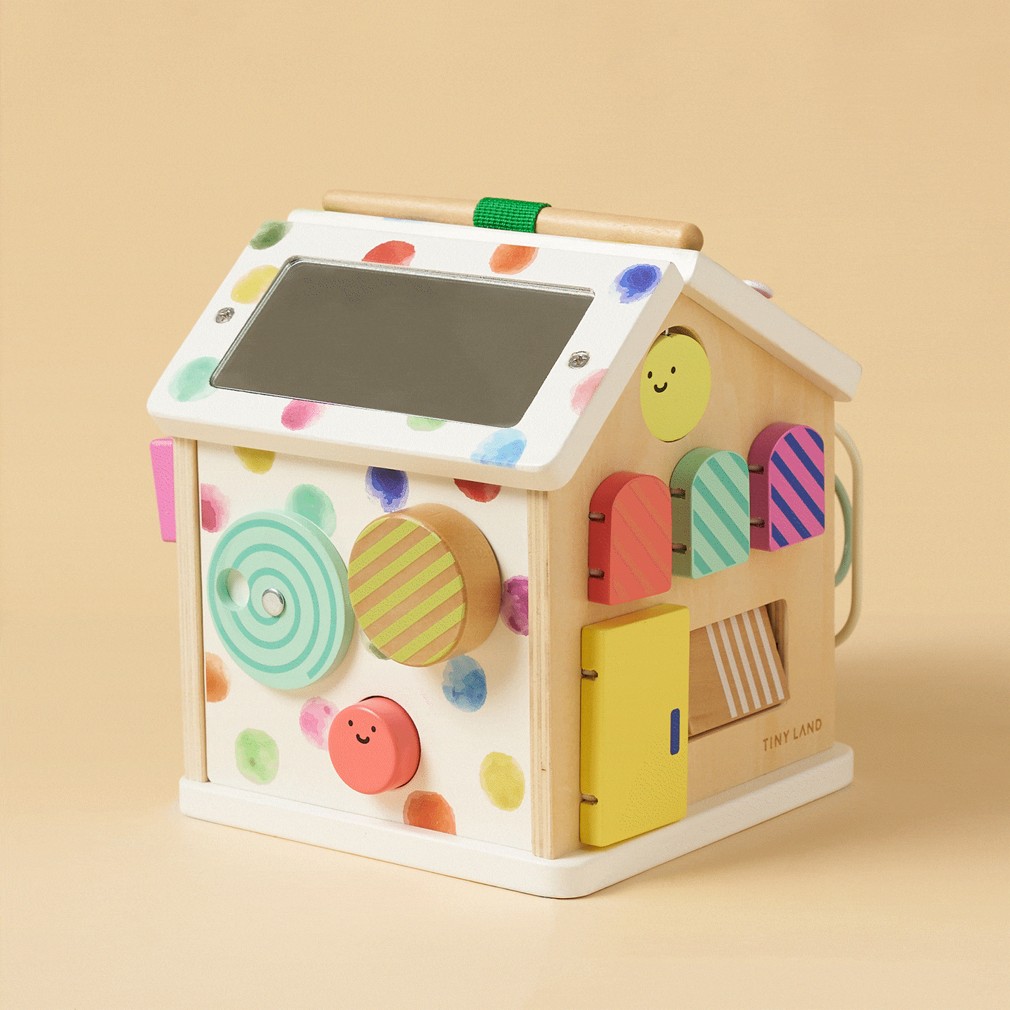 Tiny Land Cottage Activity Cube in Rainbow Color Set