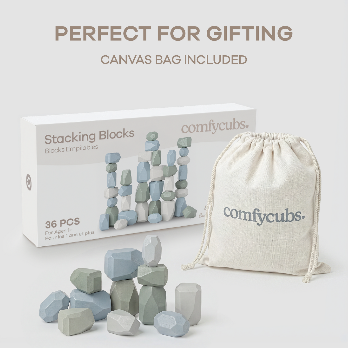 Stacking Blocks for Toddlers in Boy Pack