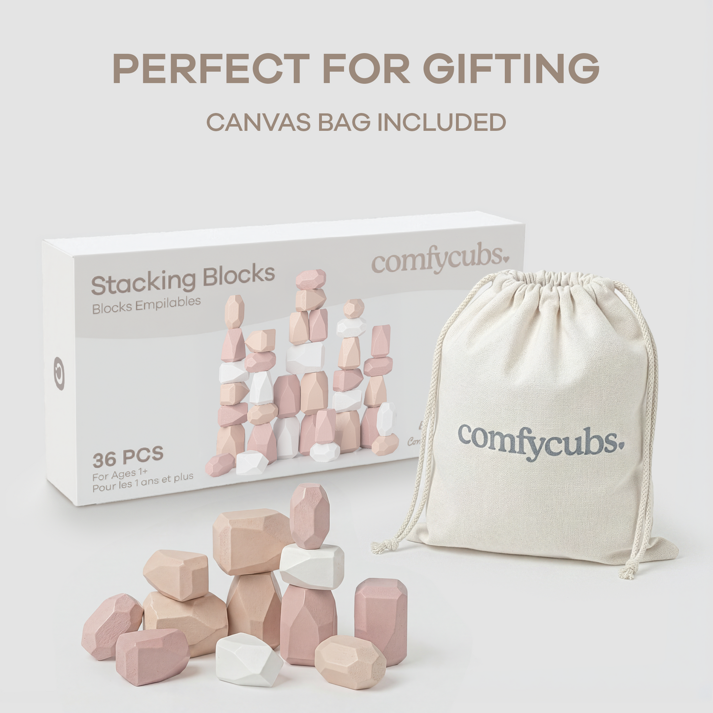 Stacking Blocks for Toddlers in Girl Pack