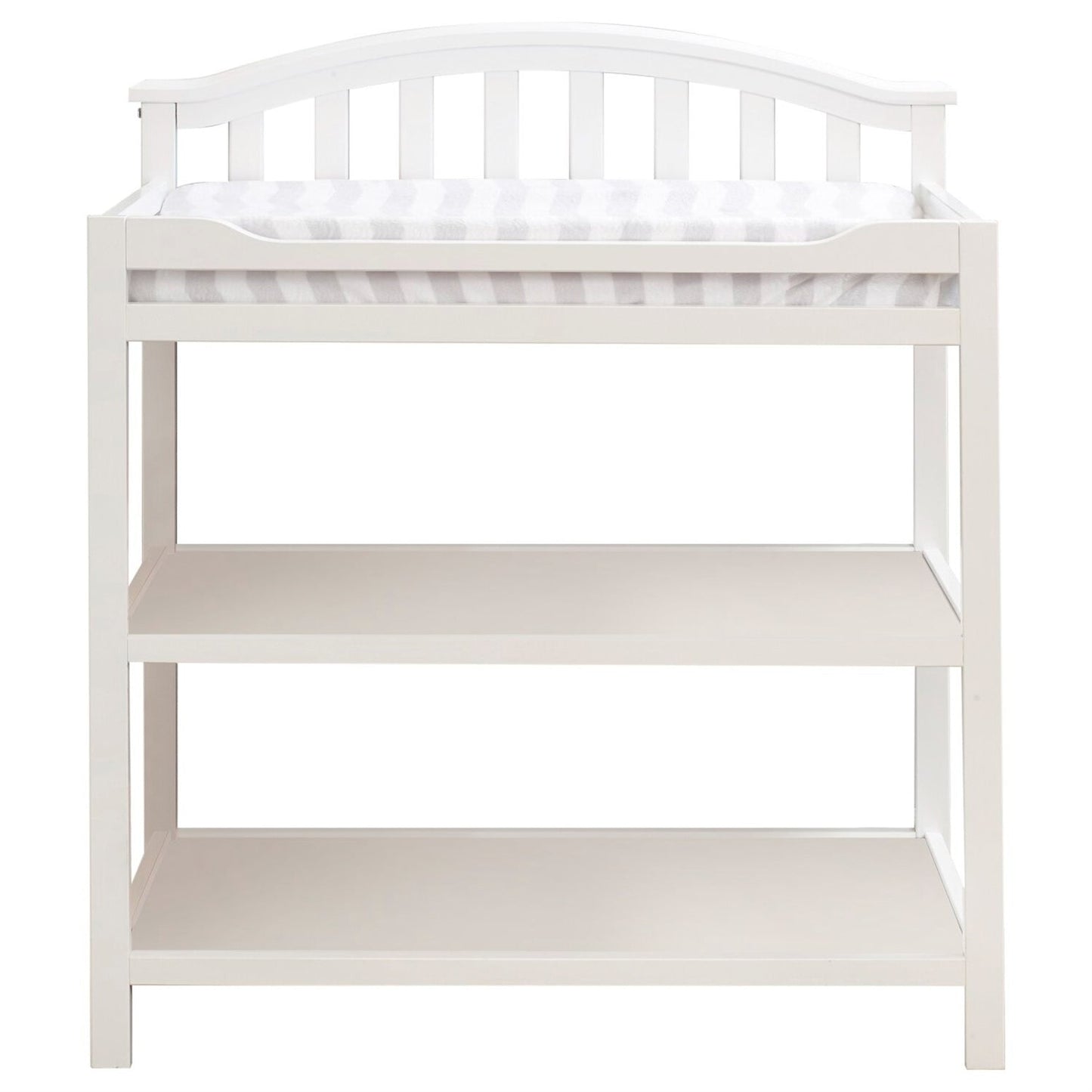 3 Piece Crib, Changing Station and 6 Drawer Dresser Nursery Furniture Set in White