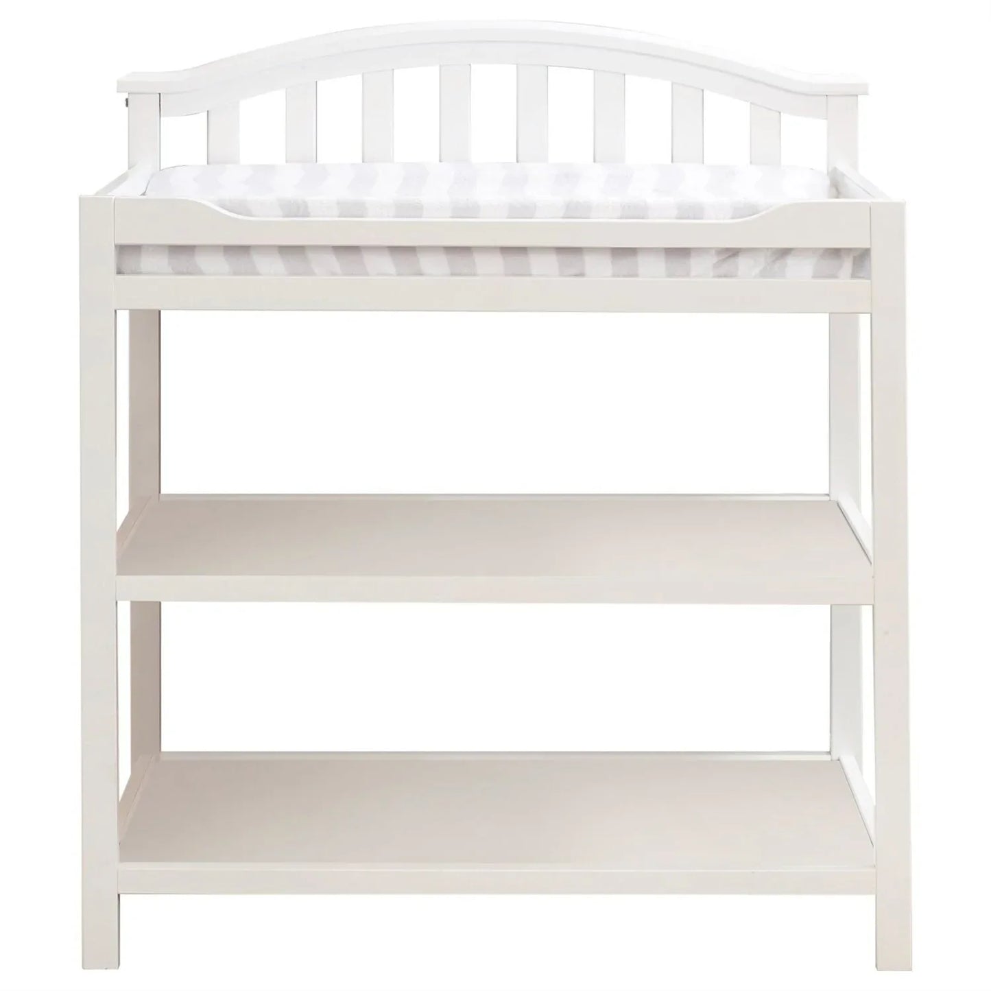 3 Piece Crib, Changing Station and 6 Drawer Dresser Nursery Furniture Set in White