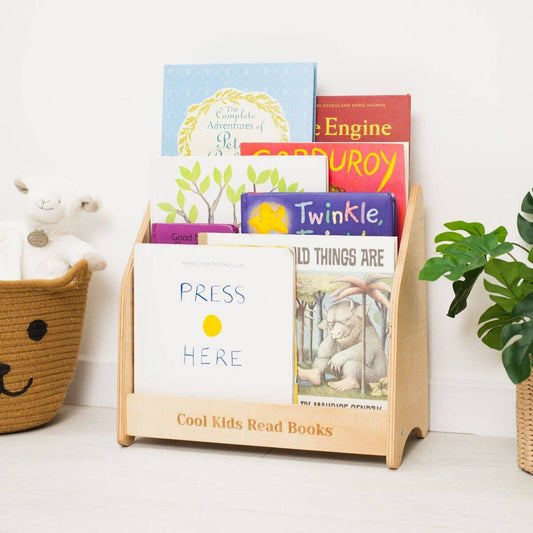 Front facing bookshelf