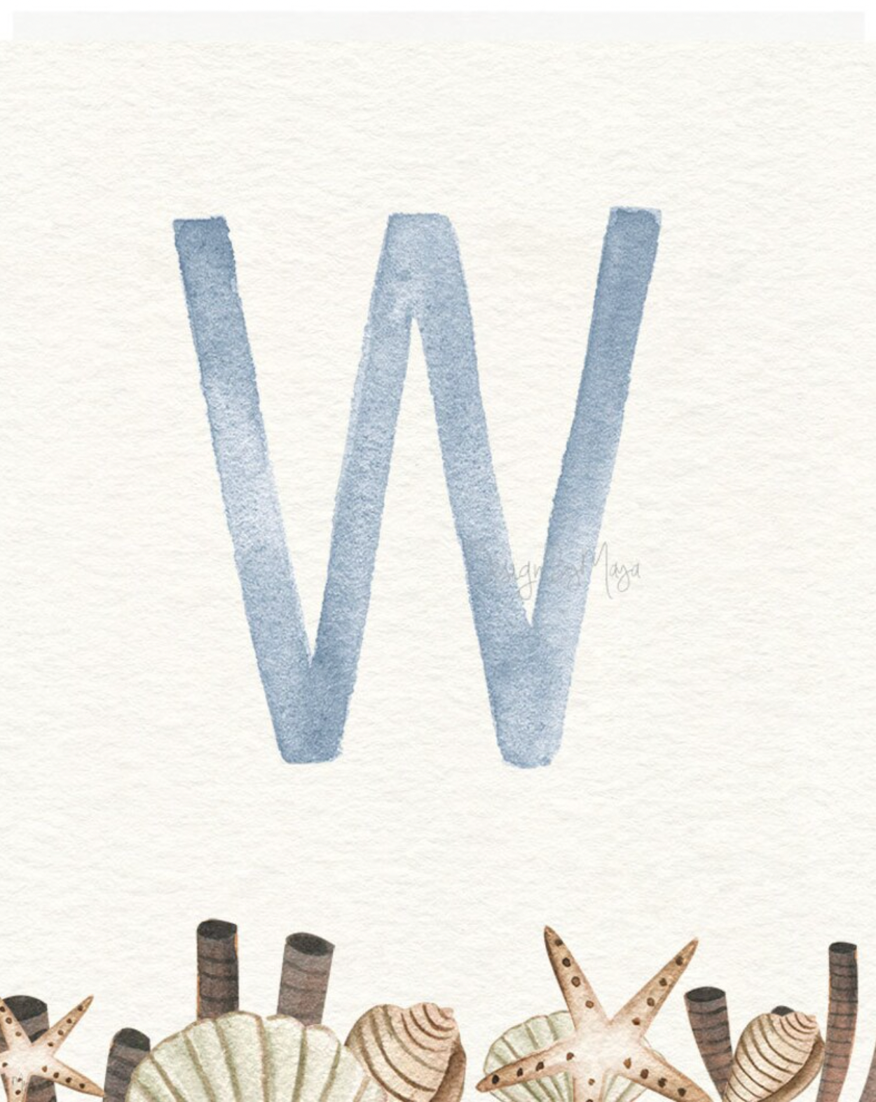 "Just Count All the Fish in the Sea" - Baby Ocean Whale Set - Luster Paper Nursery Wall Art Prints