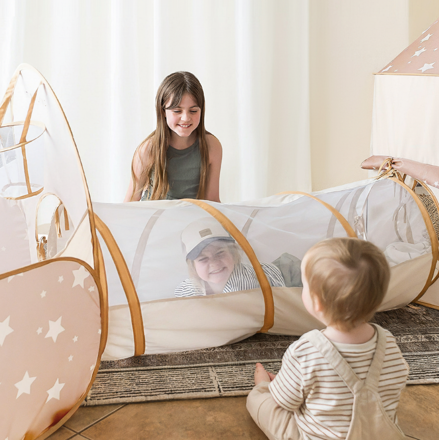 Tiny Land 5-in-1 Discovery Play Tunnel for Toddlers