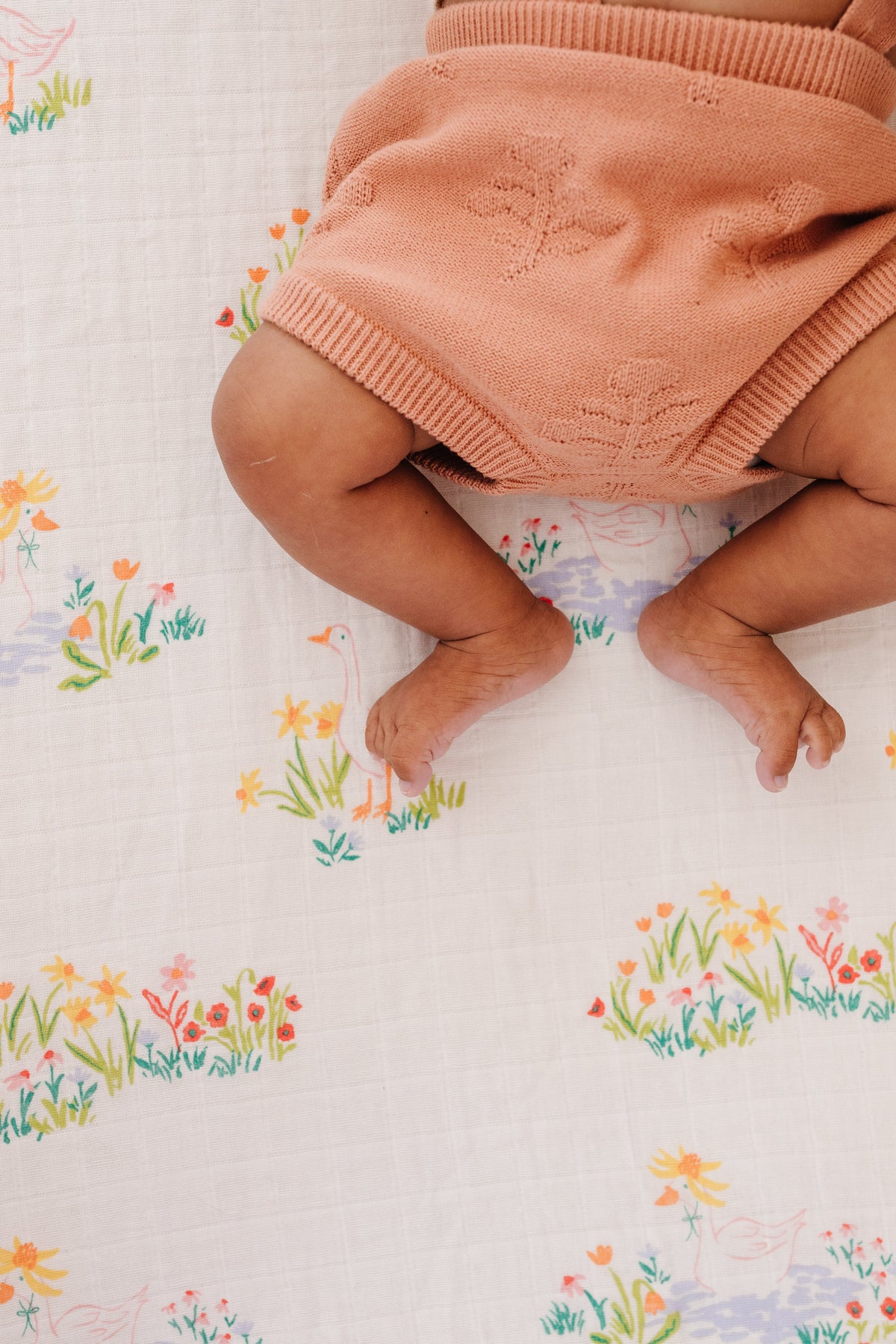 Garden Goose 100% Cotton Muslin Fitted Baby Crib Sheet