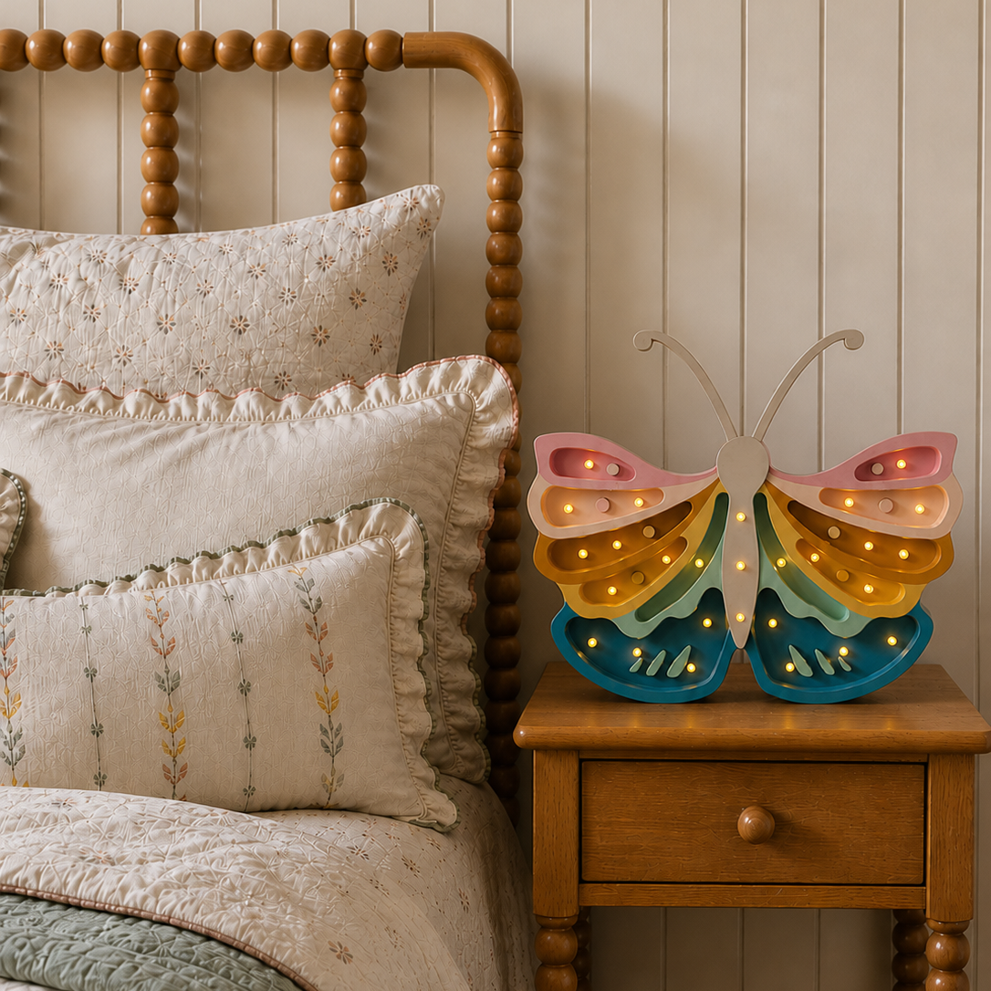 Little Lights Butterfly Lamp Handcrafted Night Light