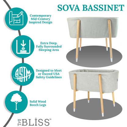 TruBliss® SOVA Bassinet - Newborn to 5 months
