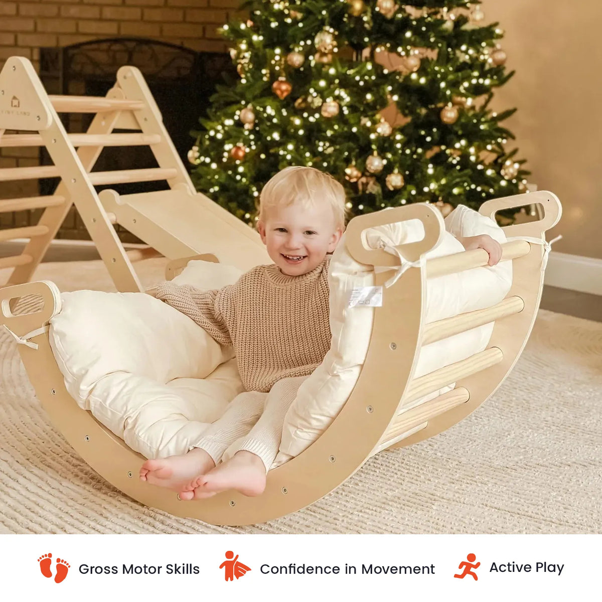 Tiny Land Thick Padded Play Cushion for Climbing Arch