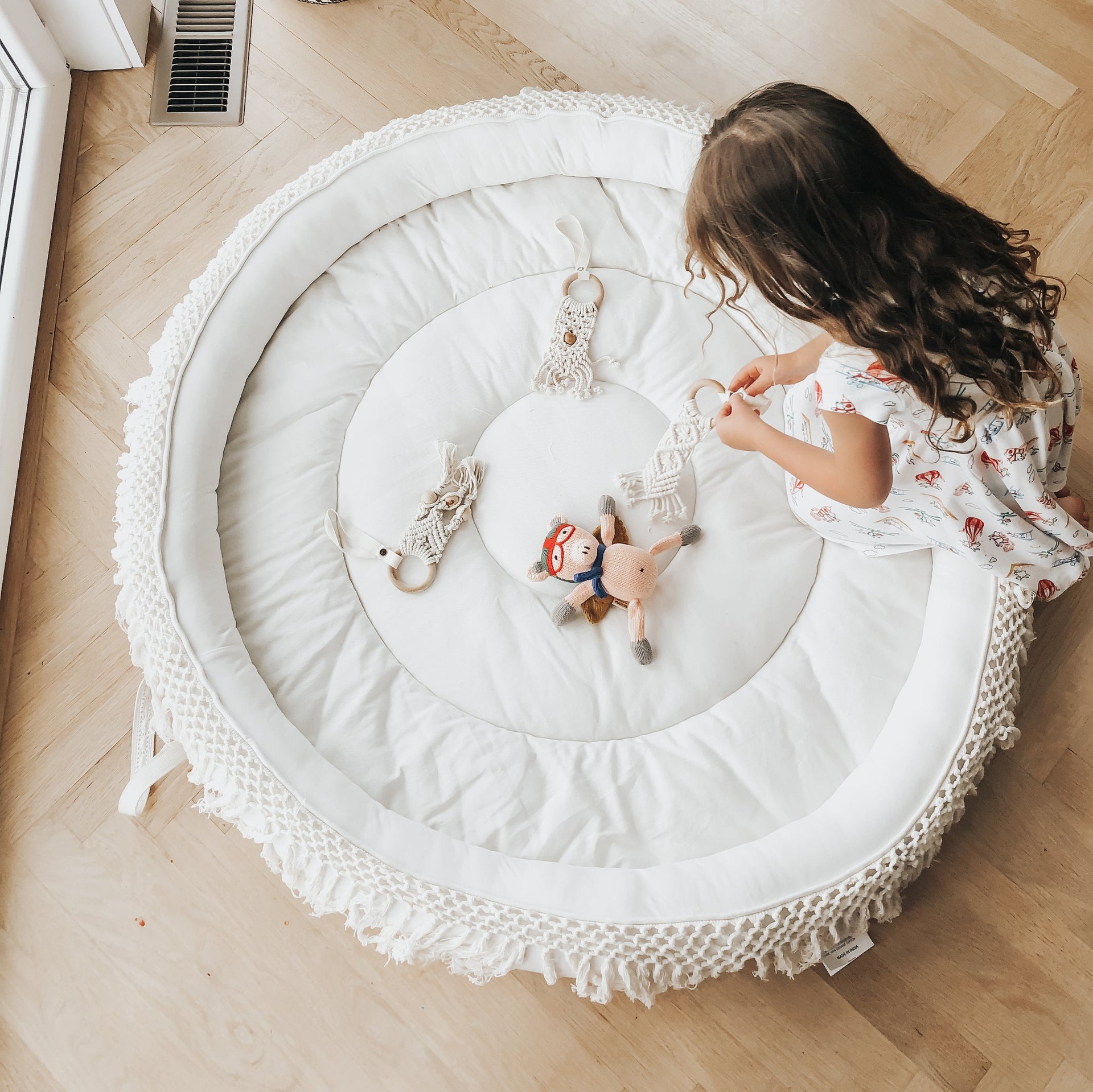 Macrame Round Play Mat