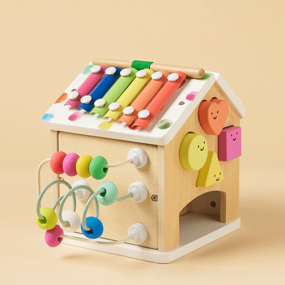 Tiny Land Cottage Activity Cube in Rainbow Color Set