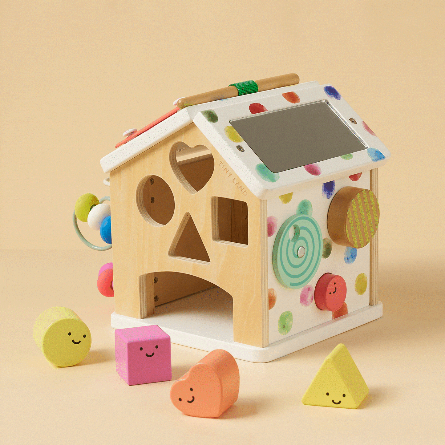 Tiny Land Cottage Activity Cube in Rainbow Color Set