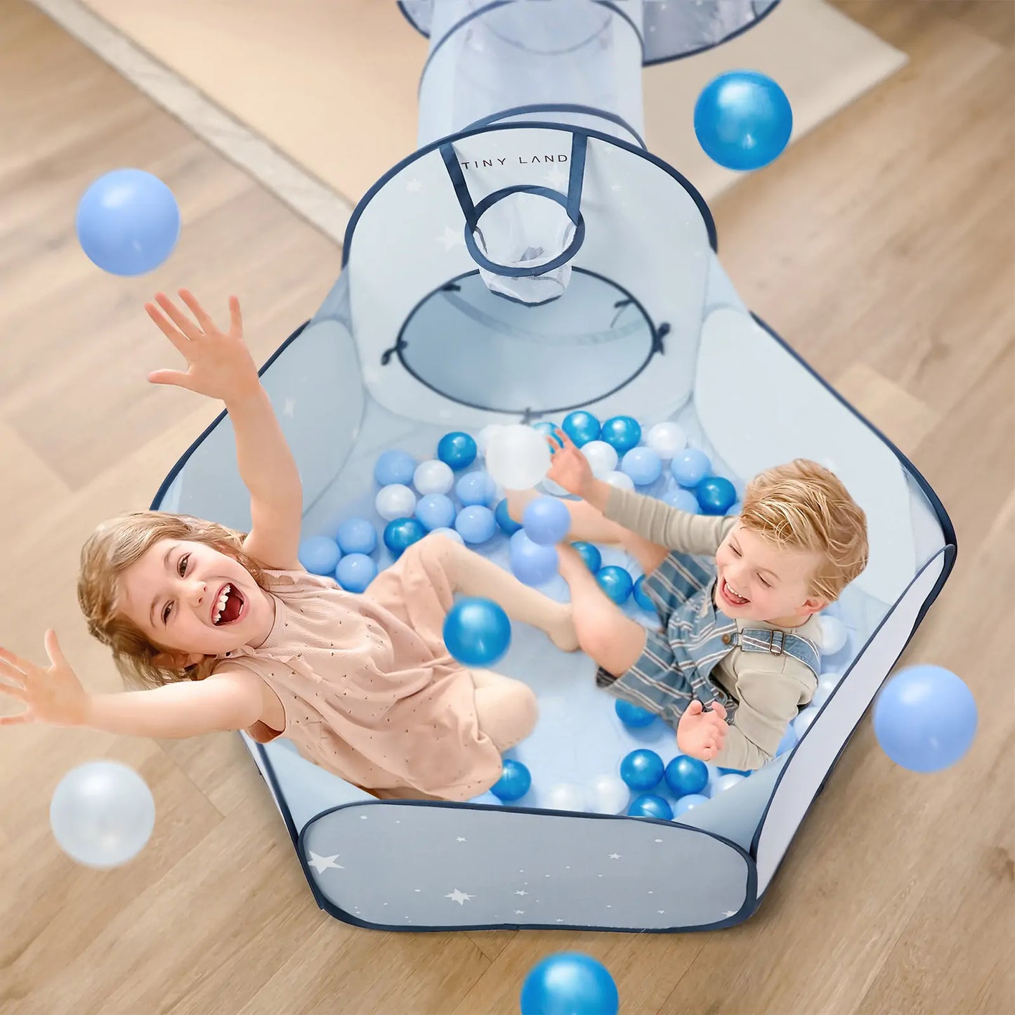 Tiny Land 200 Piece Ocean Ball Set with Varied Colors