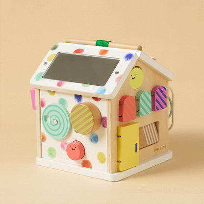 Tiny Land Cottage Activity Cube in Rainbow Color Set