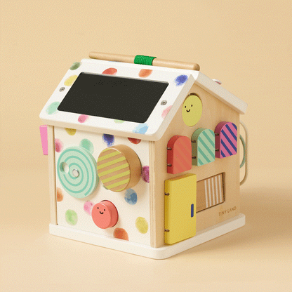 Tiny Land Cottage Activity Cube in Rainbow Color Set