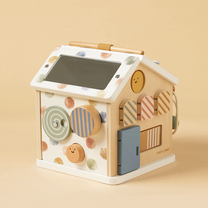 Tiny Land Cottage Activity Cube in Morandi Color Set