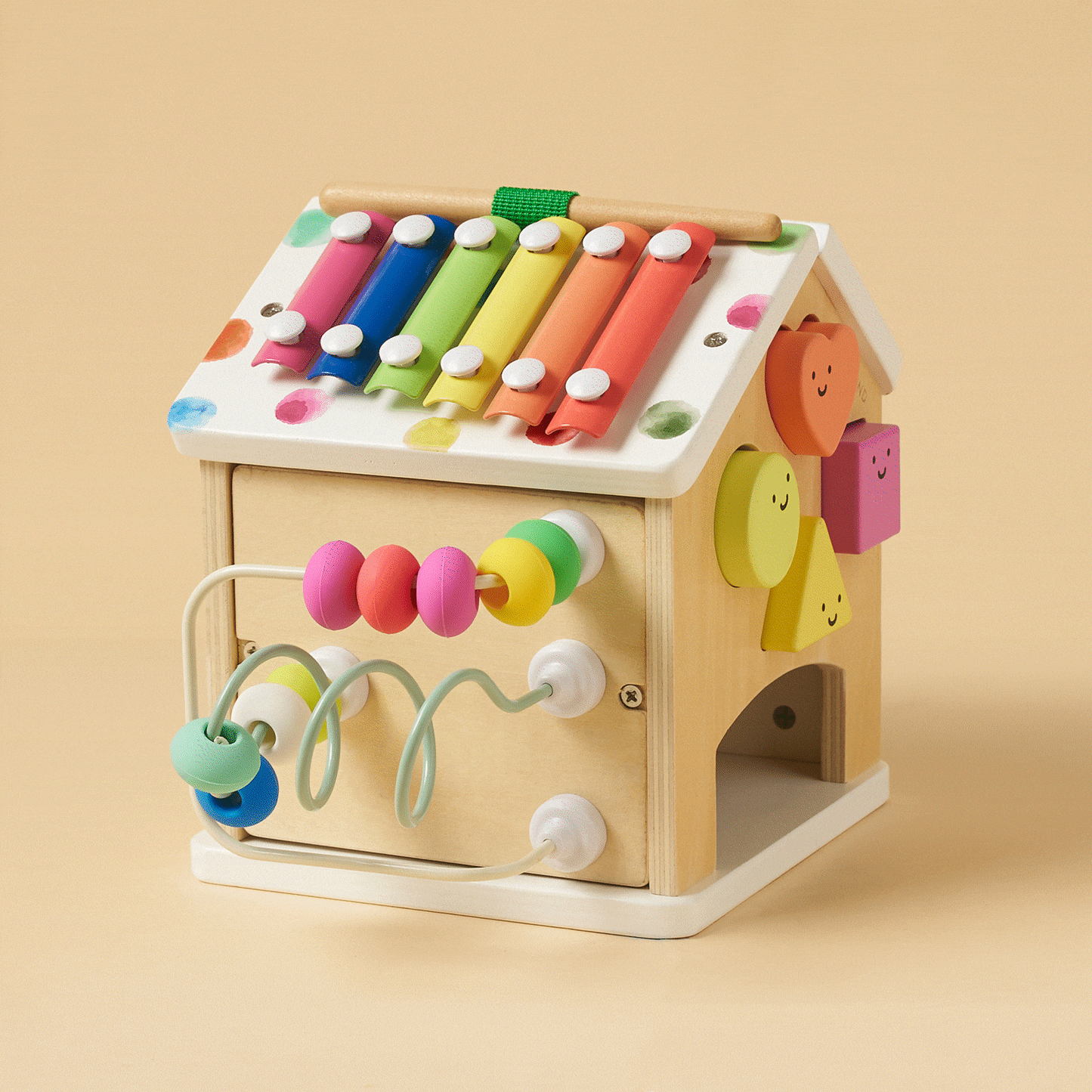 Tiny Land Cottage Activity Cube in Rainbow Color Set
