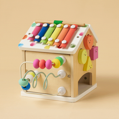 Tiny Land Cottage Activity Cube in Rainbow Color Set