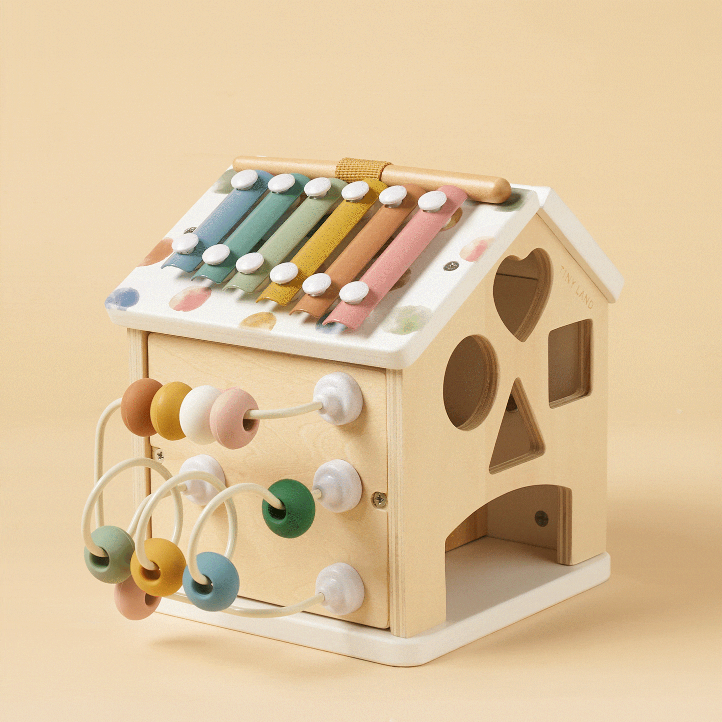 Tiny Land Cottage Activity Cube in Morandi Color Set
