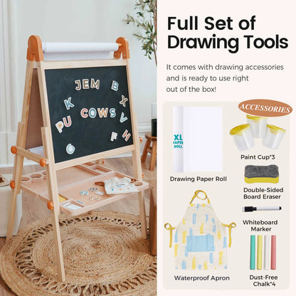 Tiny Land Magnitales Magnetic Drawing Easel for Kids
