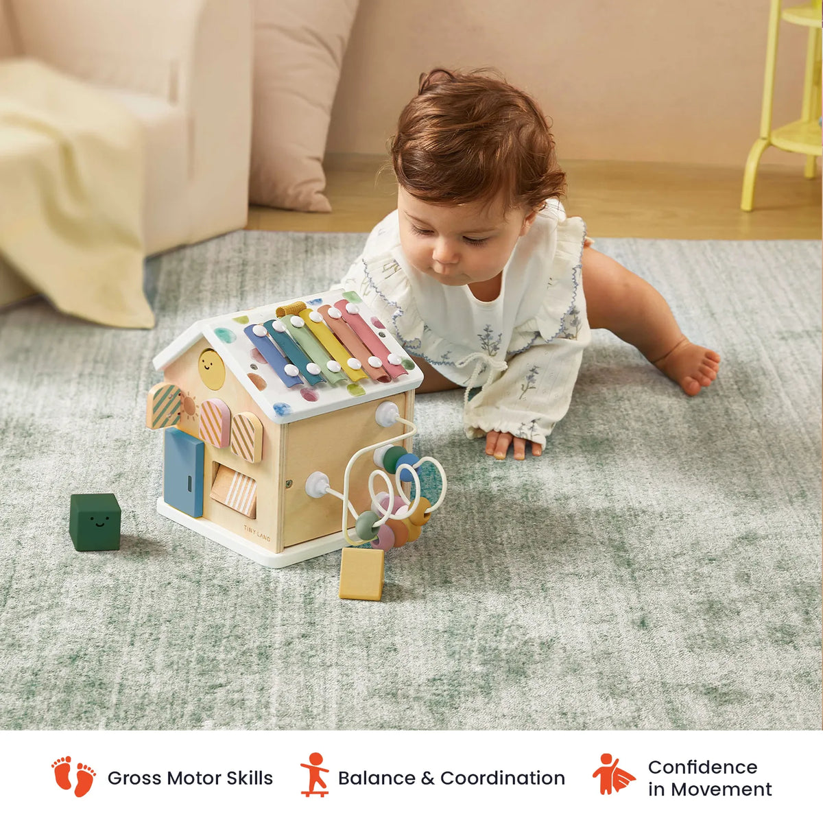 Tiny Land Cottage Activity Cube in Morandi Color Set