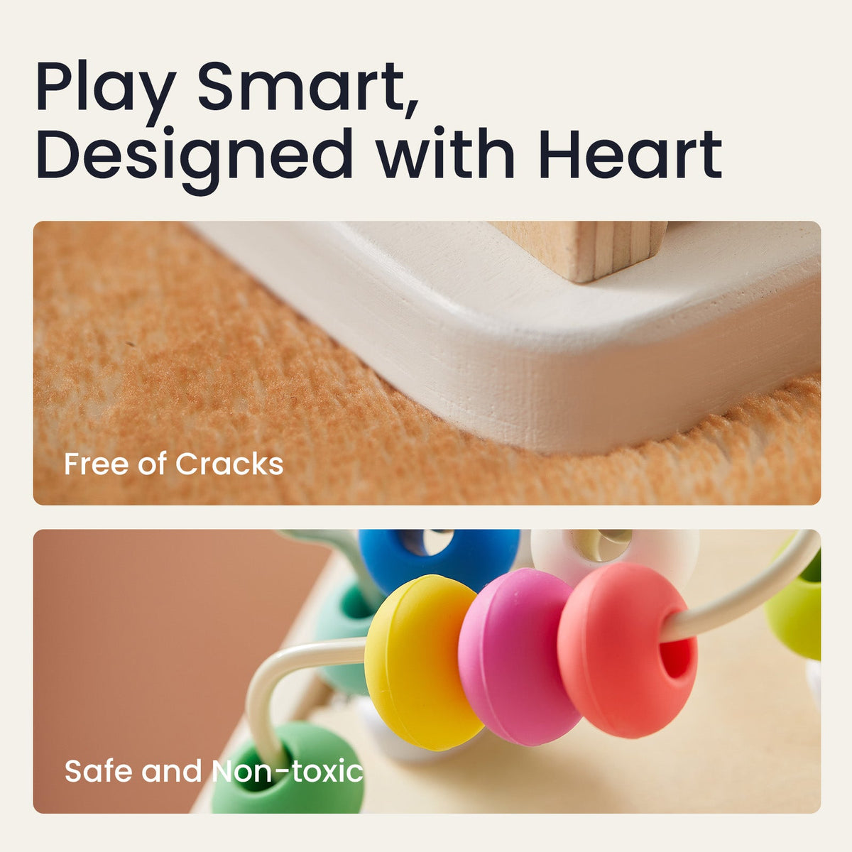 Tiny Land Cottage Activity Cube in Rainbow Color Set