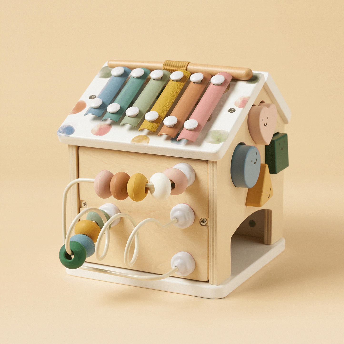 Tiny Land Cottage Activity Cube in Morandi Color Set