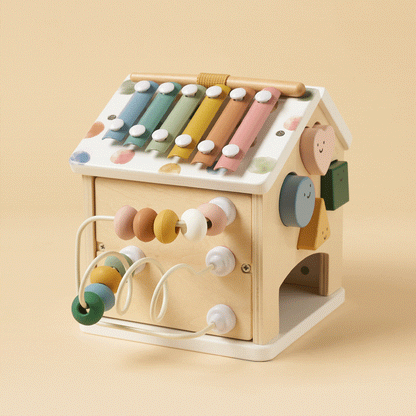 Tiny Land Cottage Activity Cube in Morandi Color Set