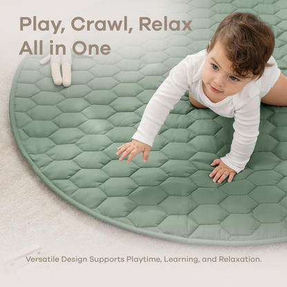 Play Mat with Non-Slip Bottom in Fern
