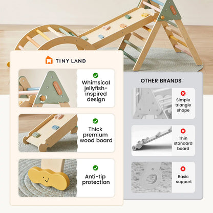 Tiny Land® 7-in-1 Morandi Pikler Triangle Set