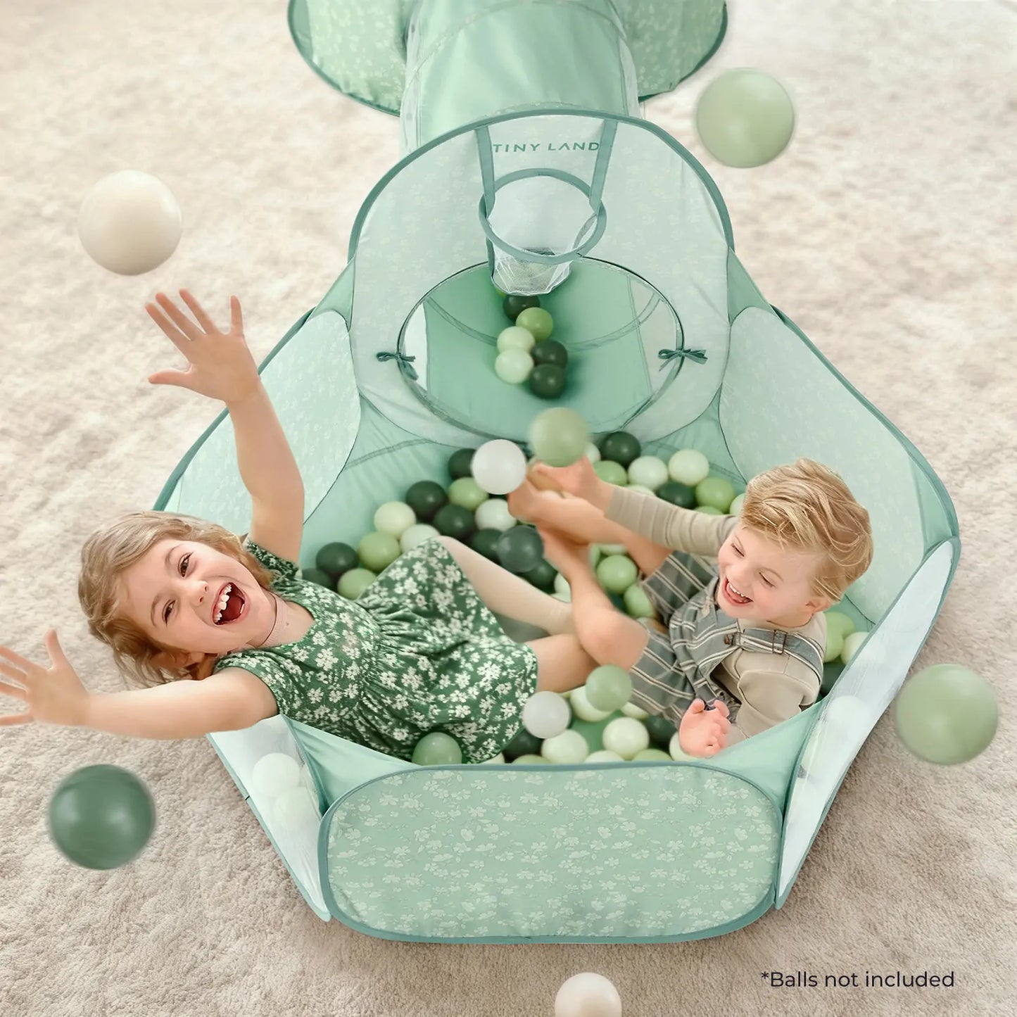 Tiny Land 200 Piece Ocean Ball Set with Varied Colors