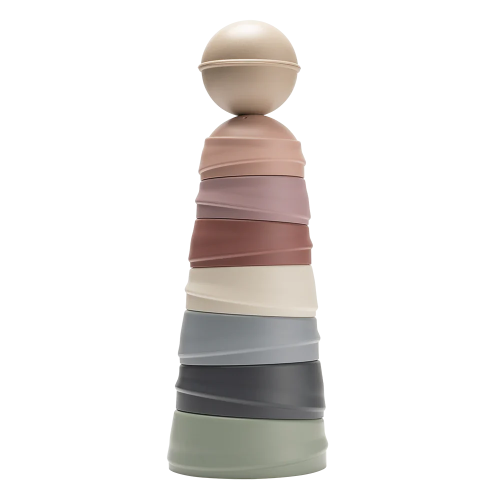Woobly Tower - Pastel Rainbow