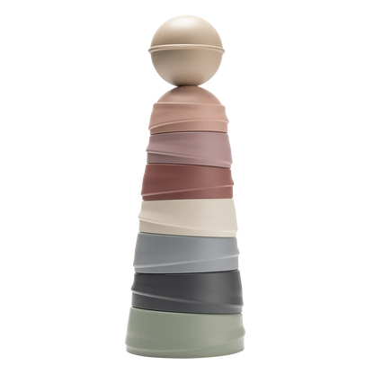 Woobly Tower - Pastel Rainbow