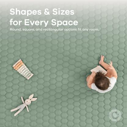 Play Mat with Non-Slip Bottom in Fern