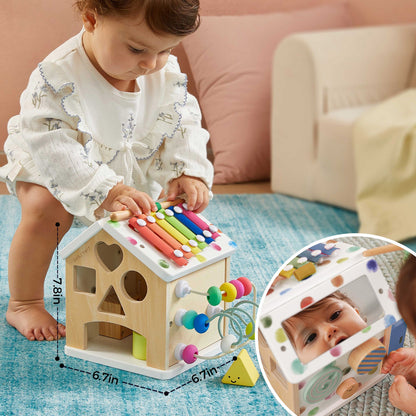 Tiny Land Cottage Activity Cube in Rainbow Color Set