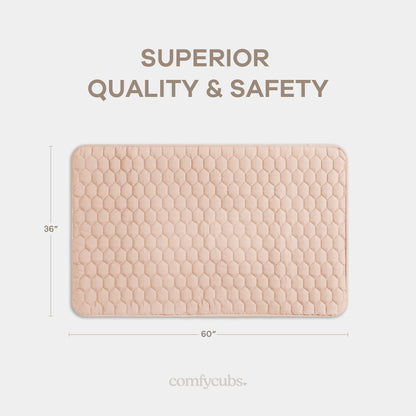 Play Mat with Non-Slip Bottom in Blush