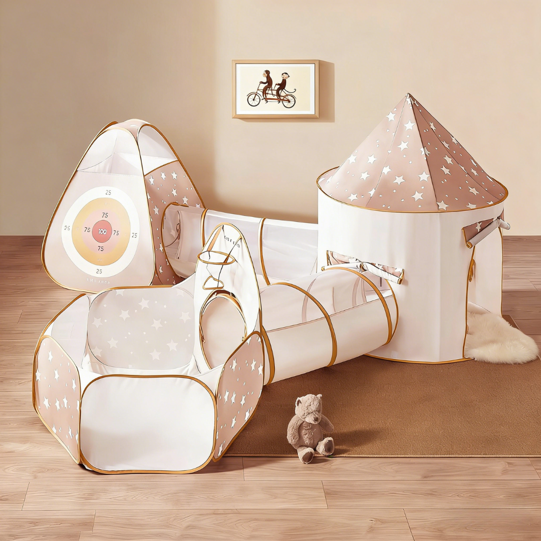 Tiny Land 5-in-1 Discovery Play Tunnel for Toddlers