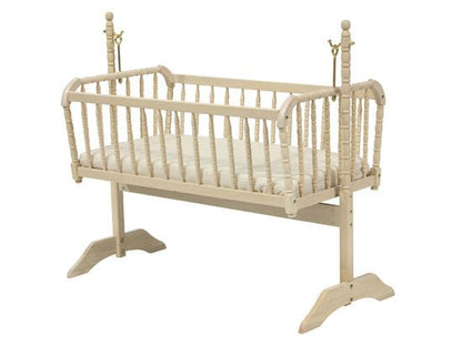 Light Brown Cotton Gingham Custom Fitted Crib Sheet