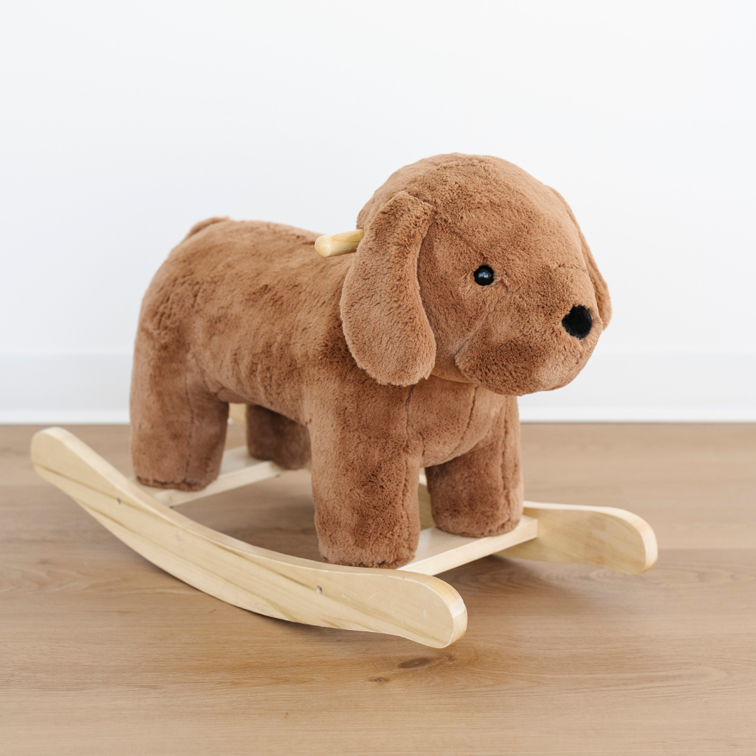 Saranoni Stuffed Animal Rockers with Wooden Base