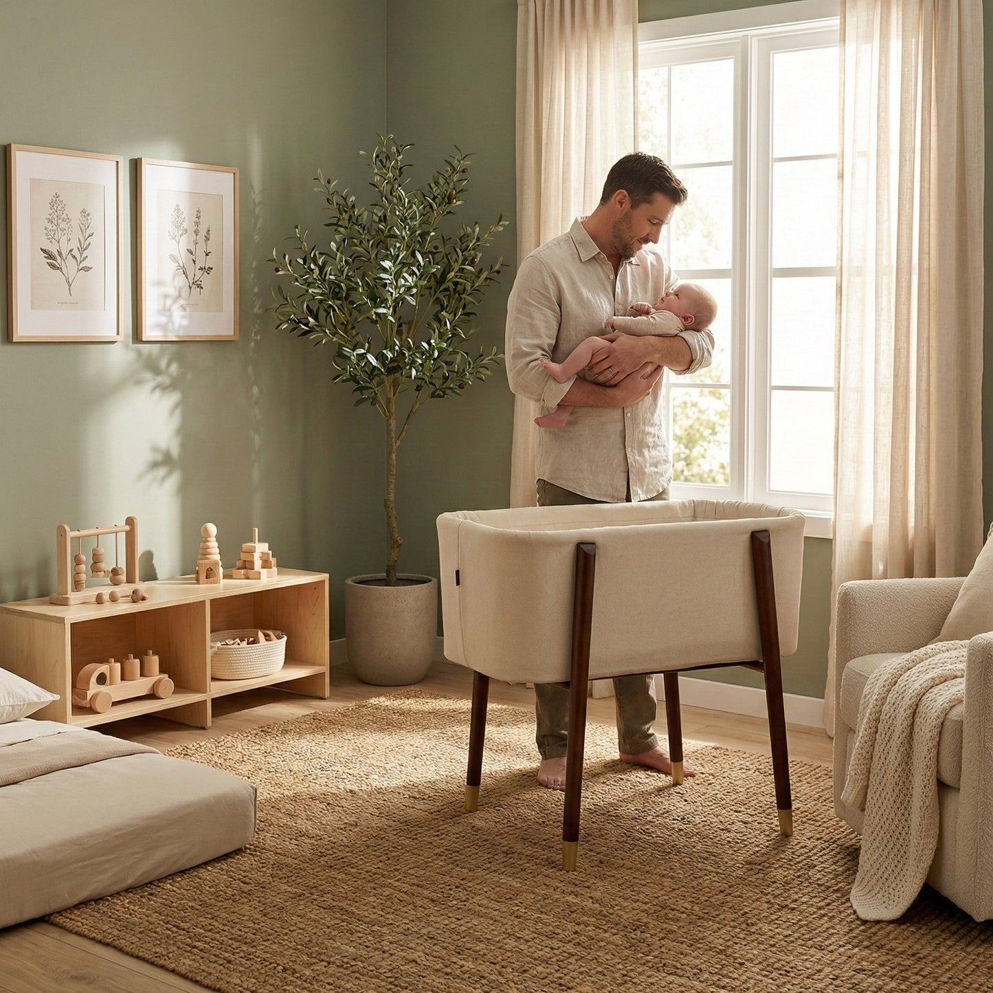 TruBliss Sova Bassinet for Newborns up to 5 Months
