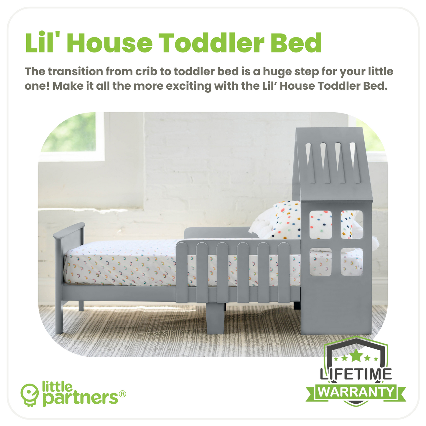 Little Partners Lil' House Toddler Bed