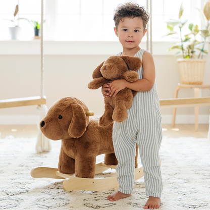 Saranoni Stuffed Animal Rockers with Wooden Base