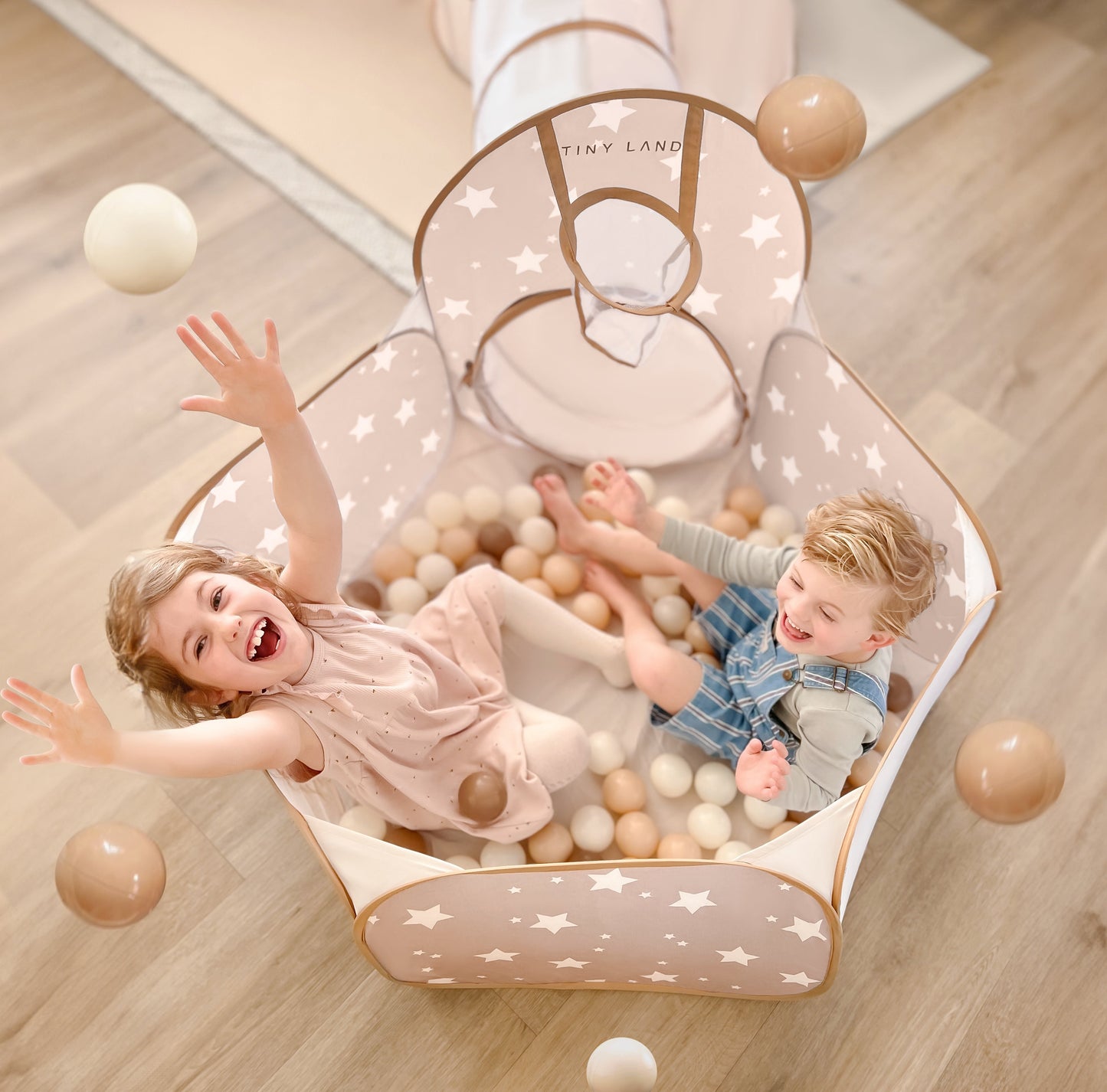 Tiny Land 200 Piece Ocean Ball Set with Varied Colors