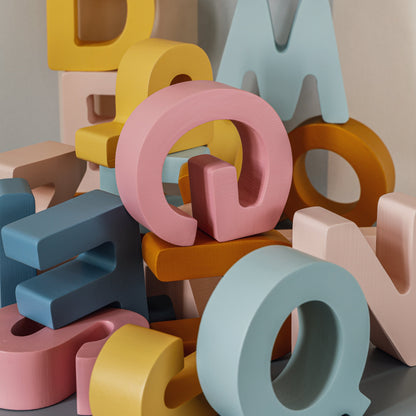 Wooden Alphabet Blocks