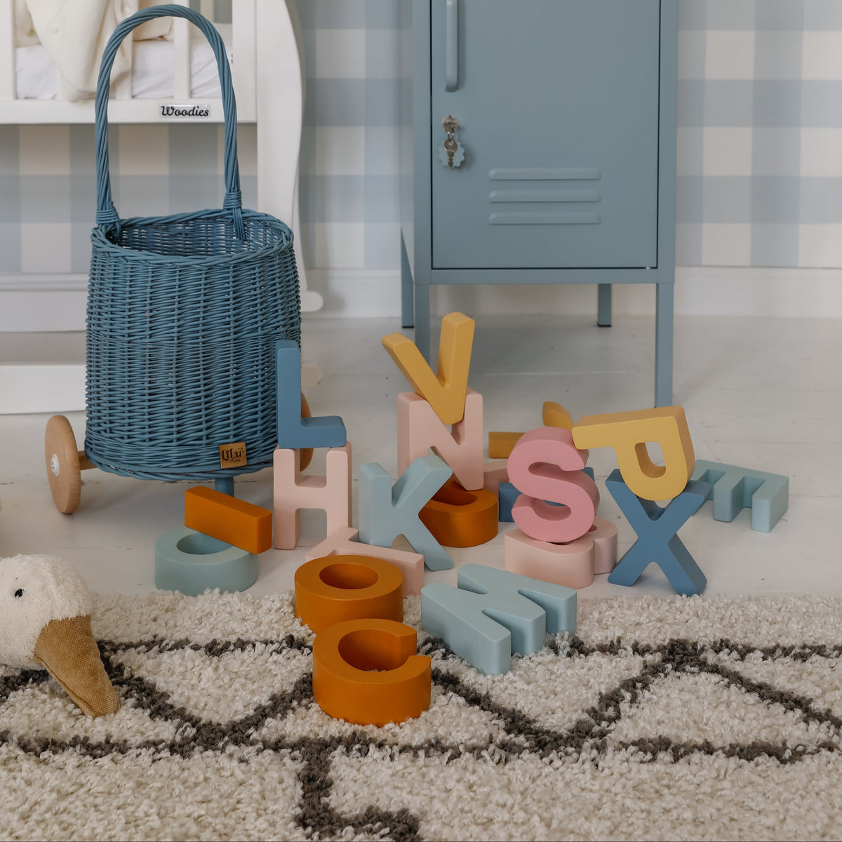 Little Lights Alphabet Blocks LED Kids Nursery Lamp