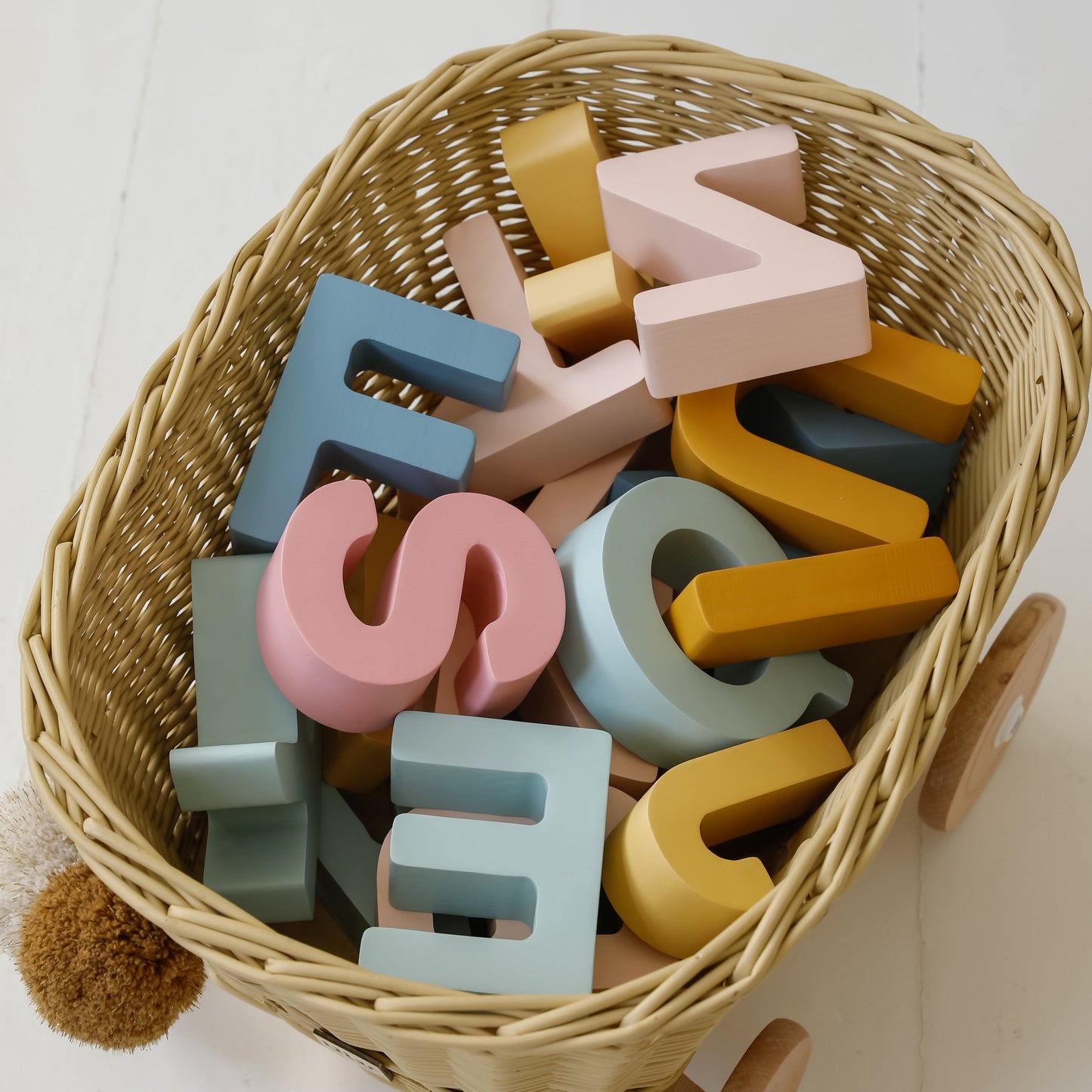 Wooden Alphabet Blocks