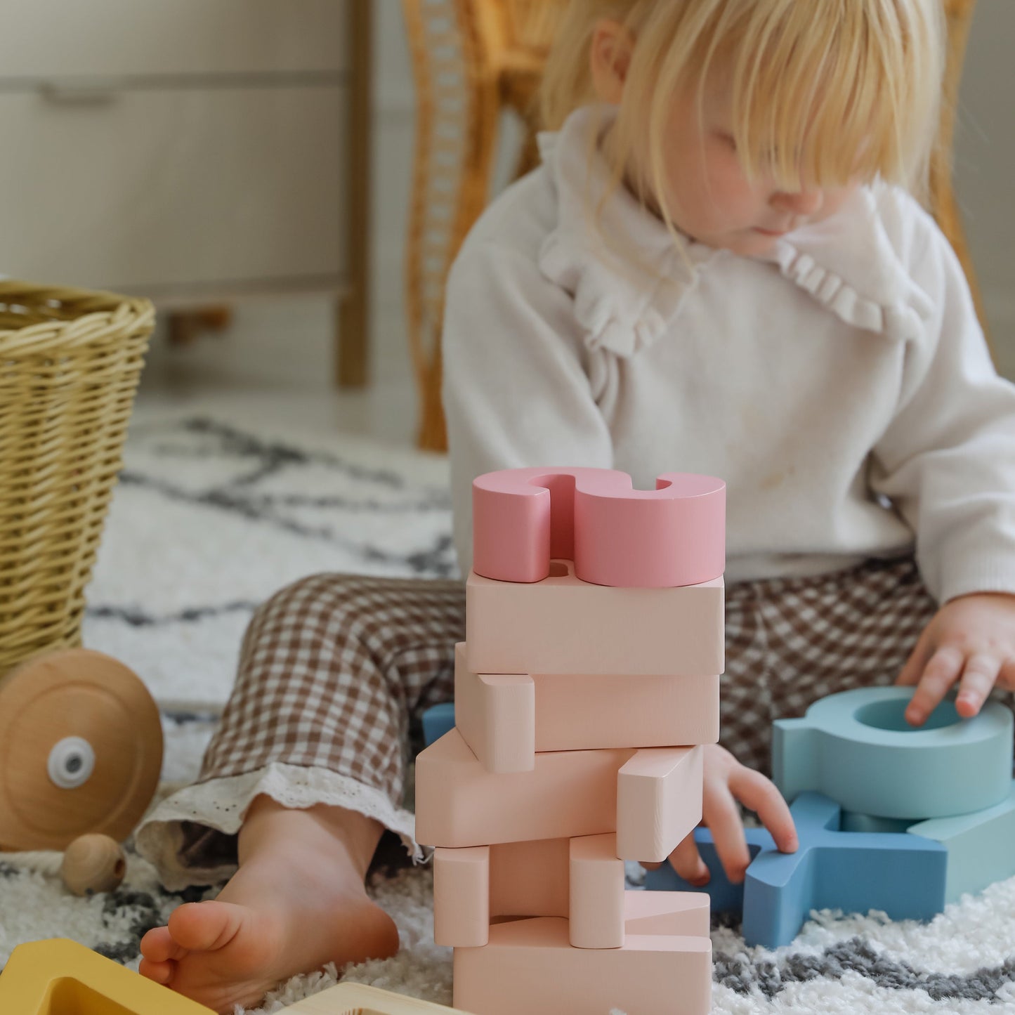 Wooden Alphabet Blocks
