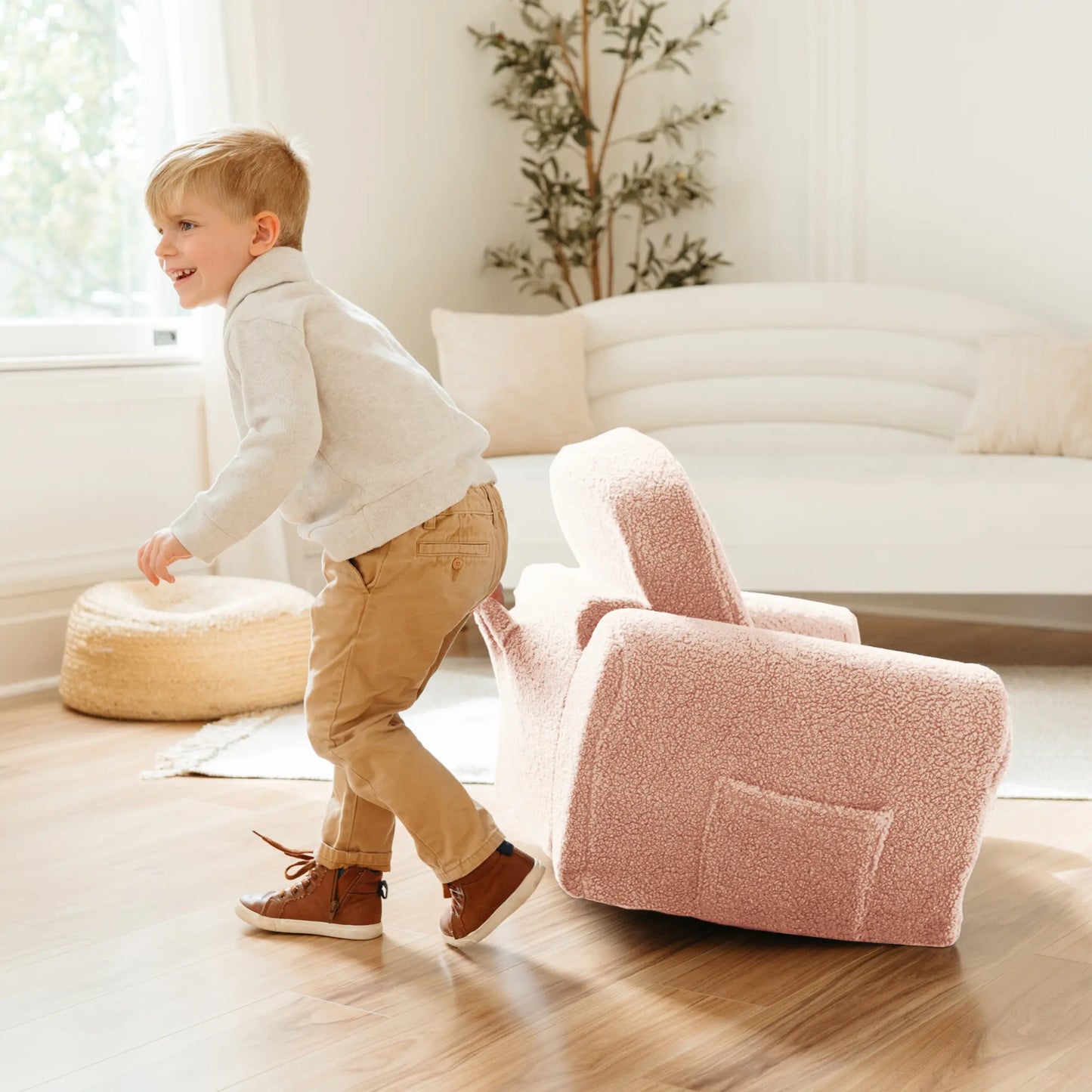 Tiny Land® Afternoon Couch Pink Kids Chair