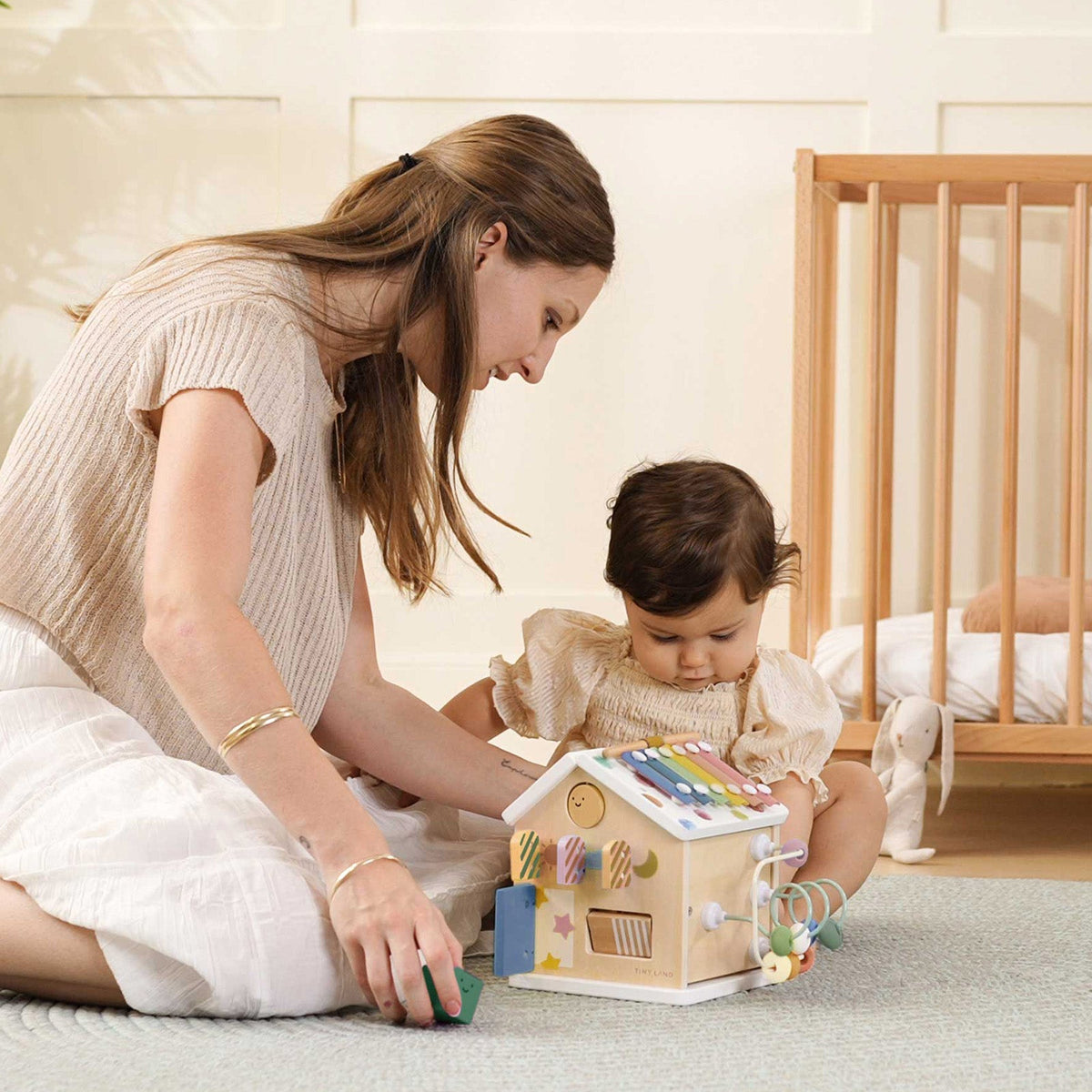 Tiny Land Cottage Activity Cube in Morandi Color Set