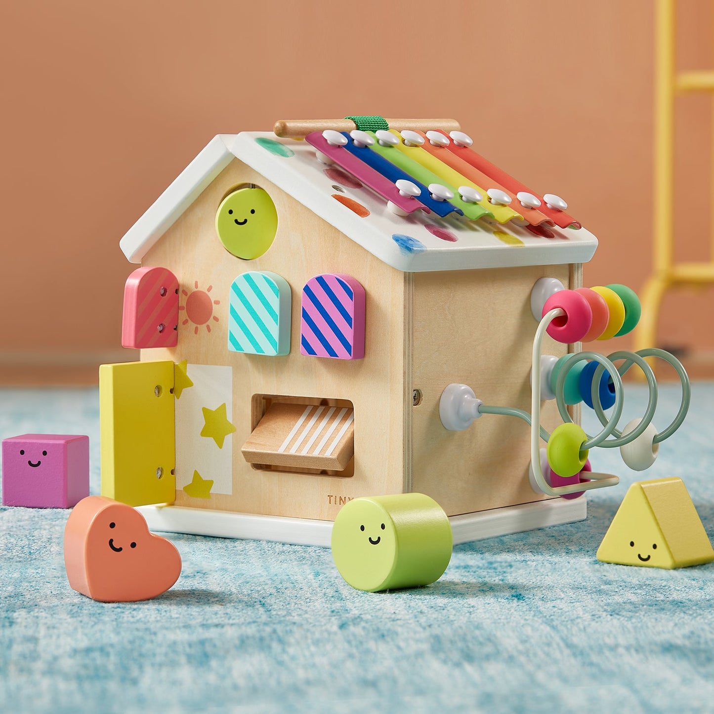 Tiny Land Cottage Activity Cube in Rainbow Color Set