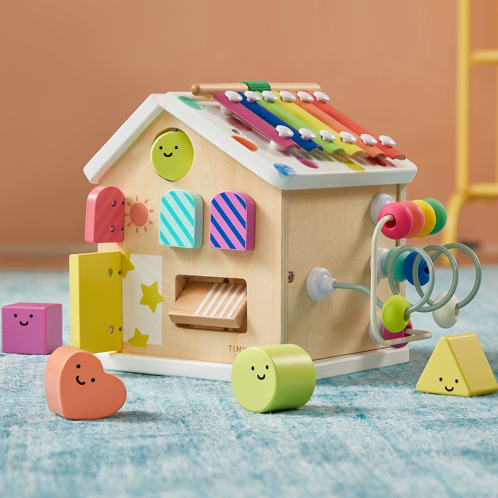 Tiny Land Cottage Activity Cube in Rainbow Color Set